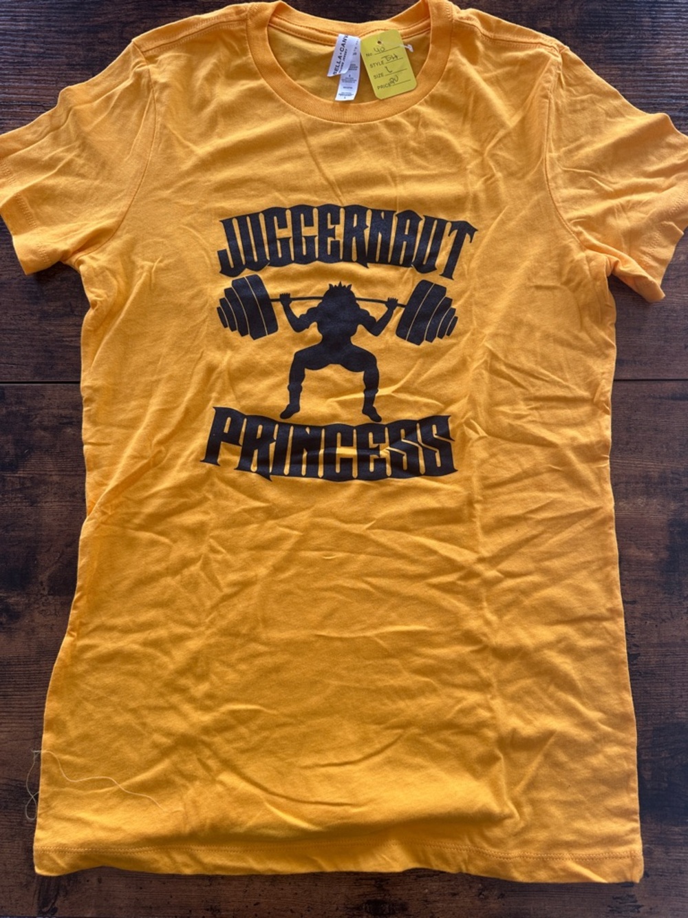 Juggernaut Princess Yellow Graphic T-Shirt